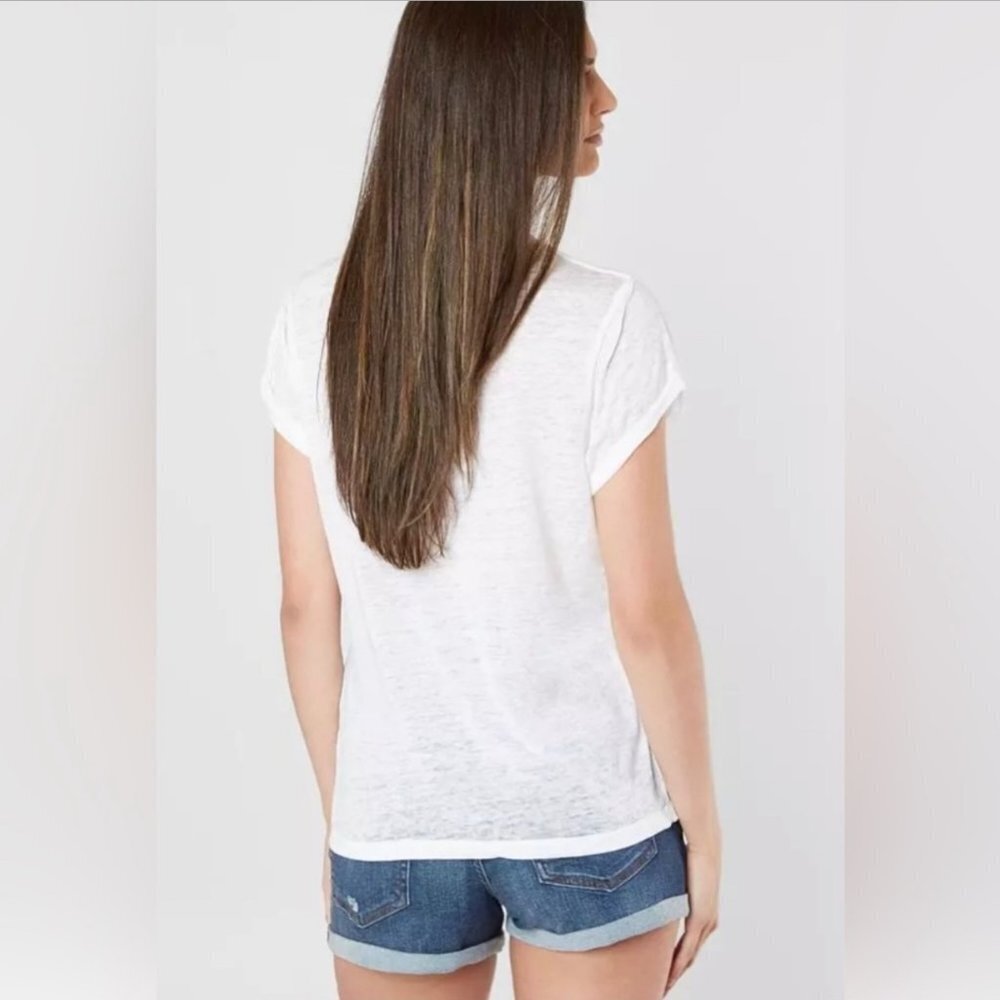 NWT Recycled Karma Can't Buy Me Love White Graphic Cotton Oversized T-Shirt XS - Picture 2 of 7